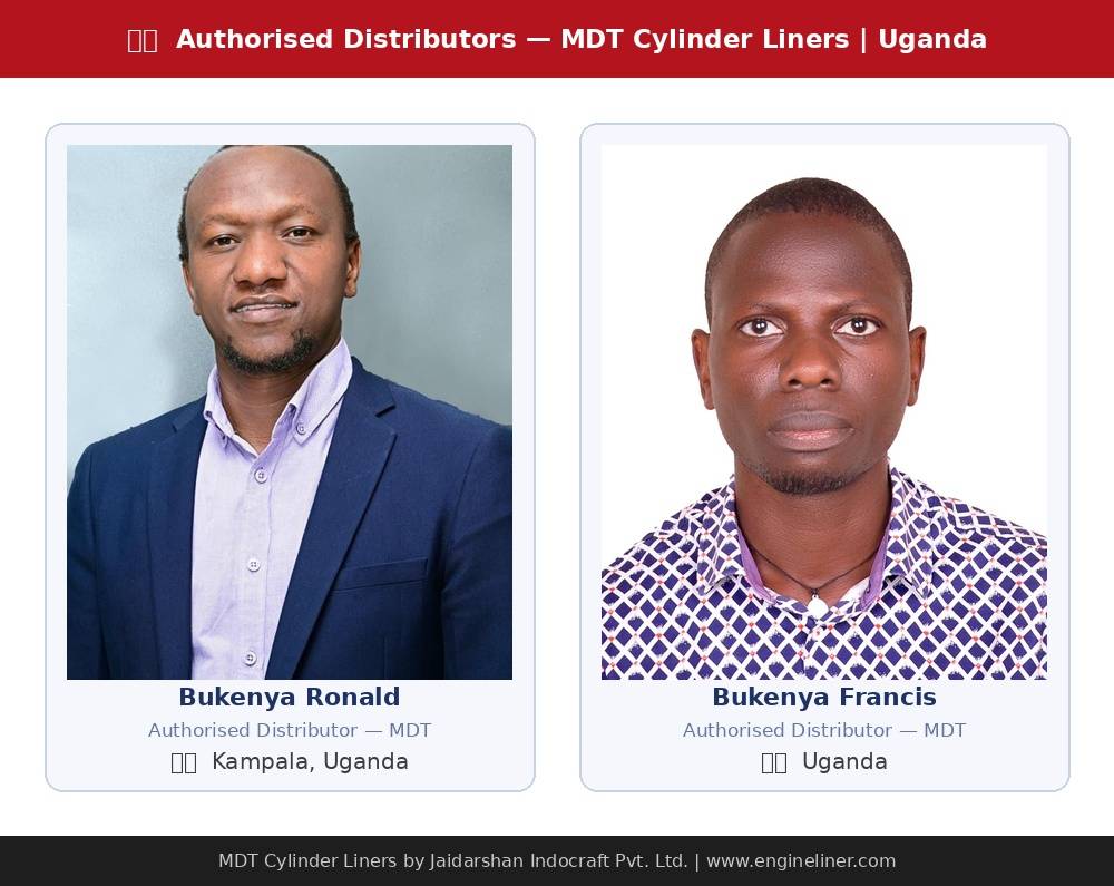 MDT cylinder liner distributors in Kampala, Uganda
