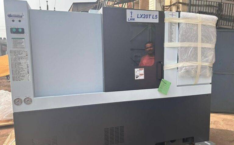 CNC turning centre machining cylinder liners at Jaidarshan Indocraft