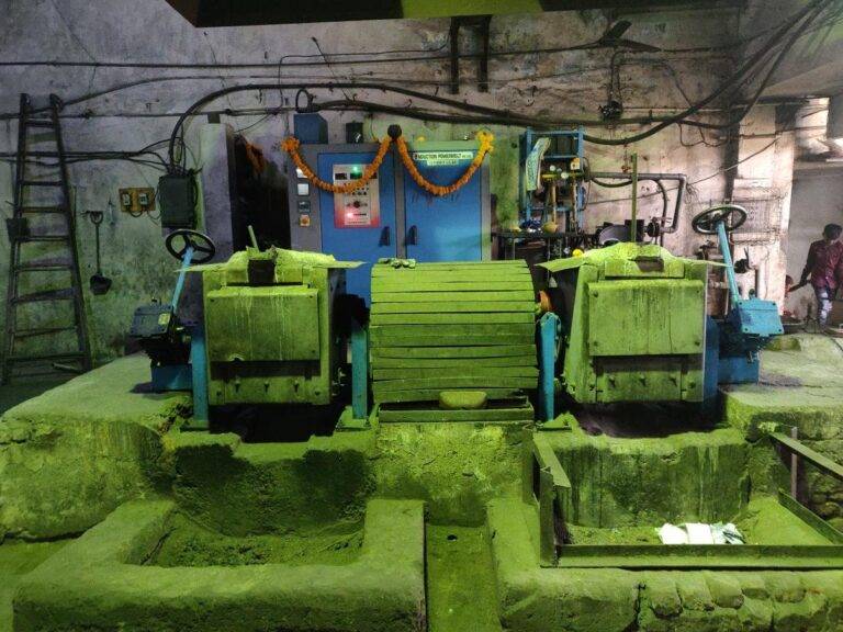 Induction melting furnace and centrifugal casting dies at Jaidarshan Indocraft