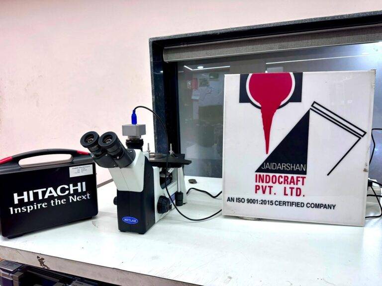 Metallurgical microscope for graphite structure and nodularity examination